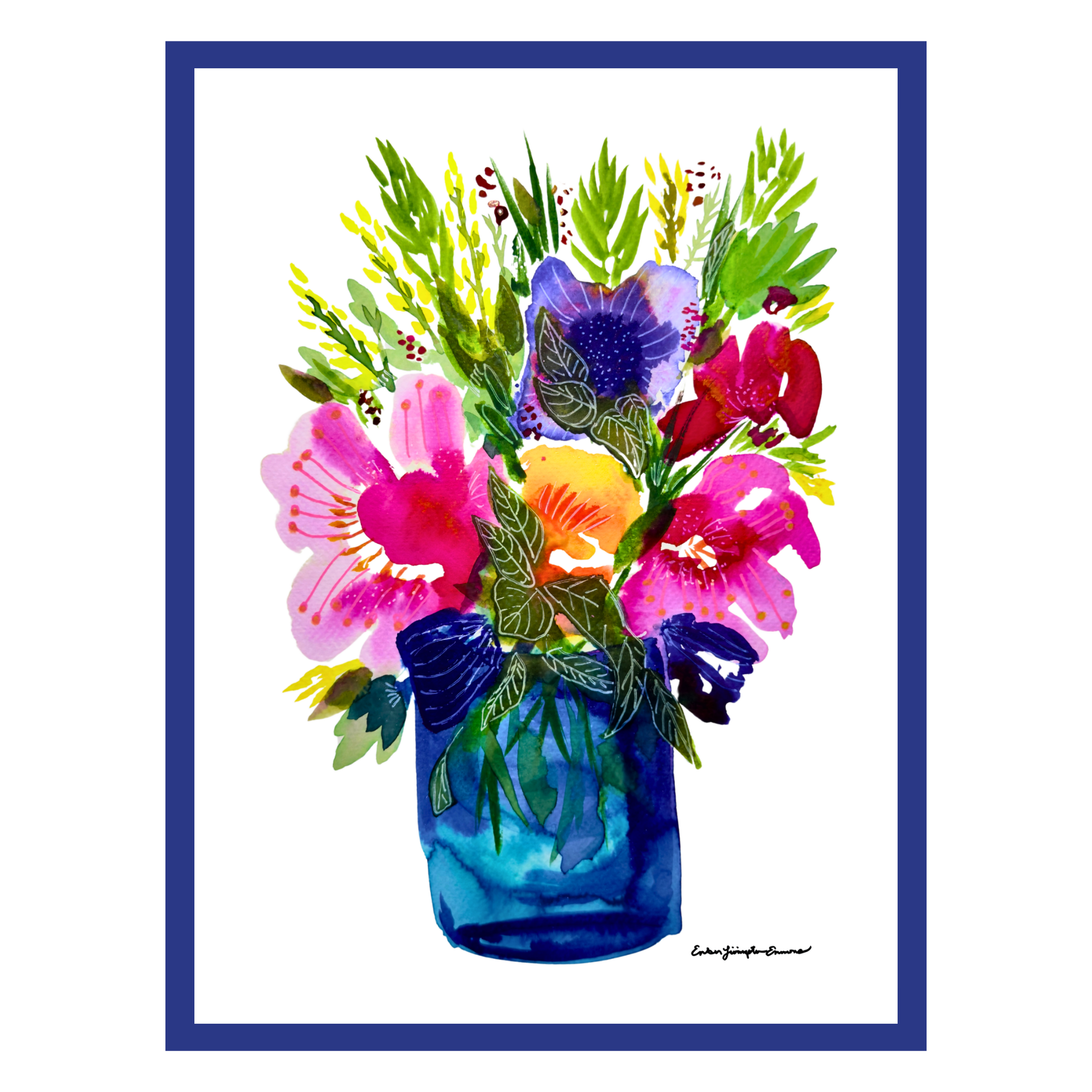 11111 Cobalt Blue Jar