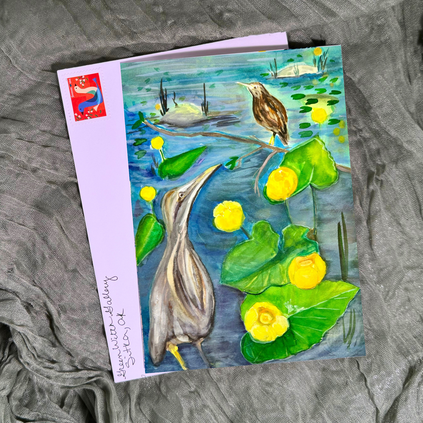 Bittern Days Greeting Card