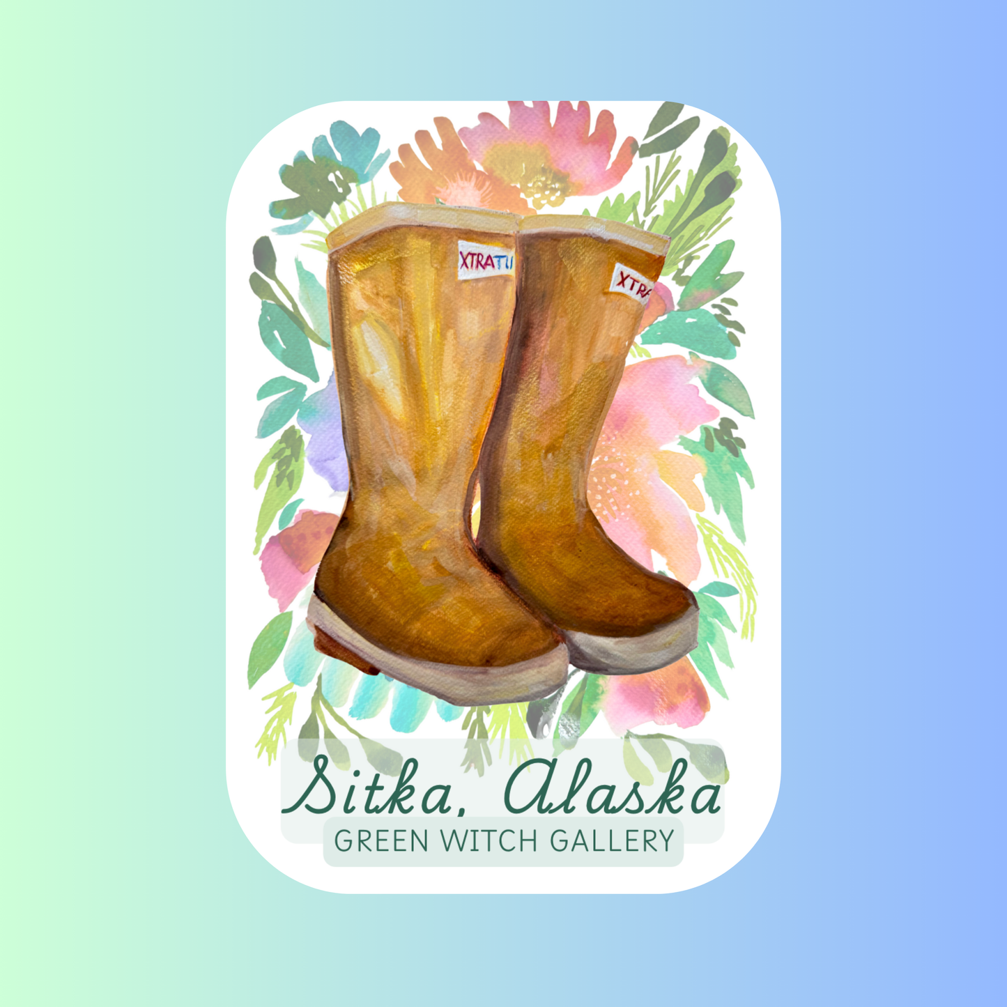 These Boots Vinyl Sticker