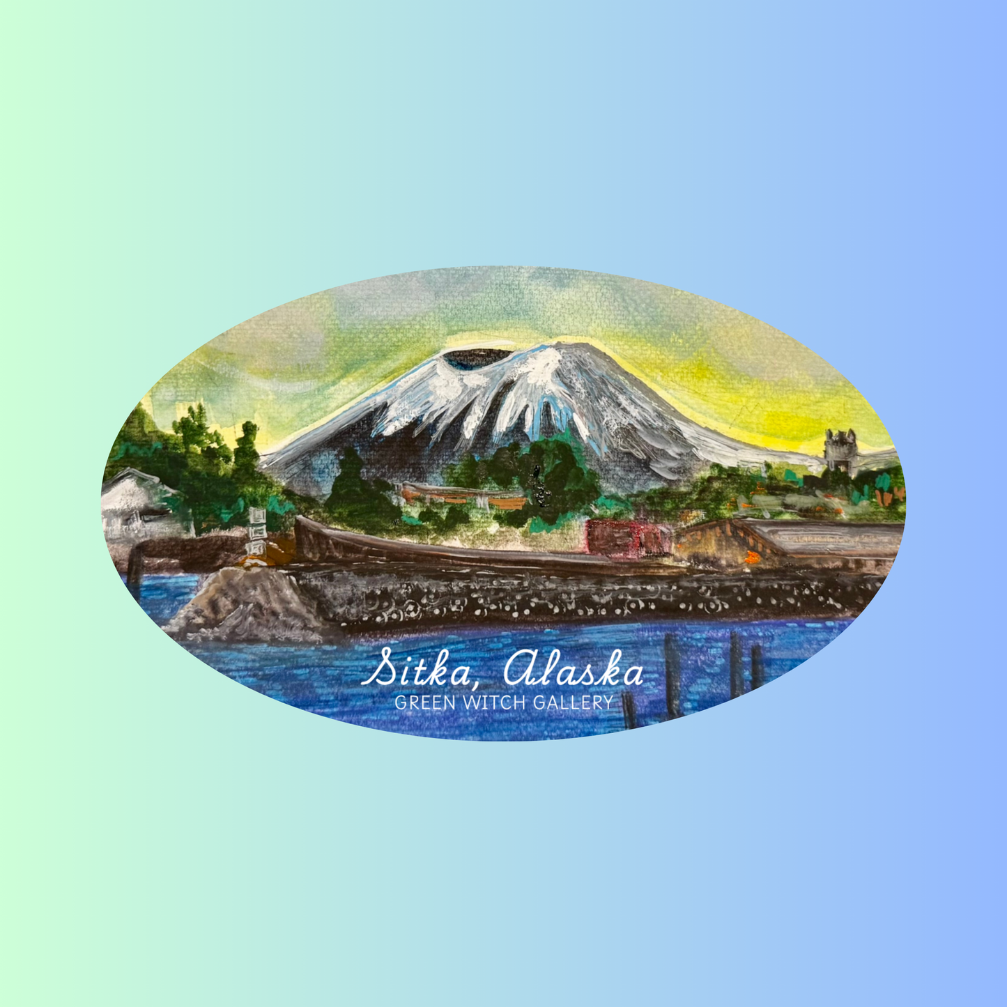 Sitka-by-the-Sea Vinyl Sticker