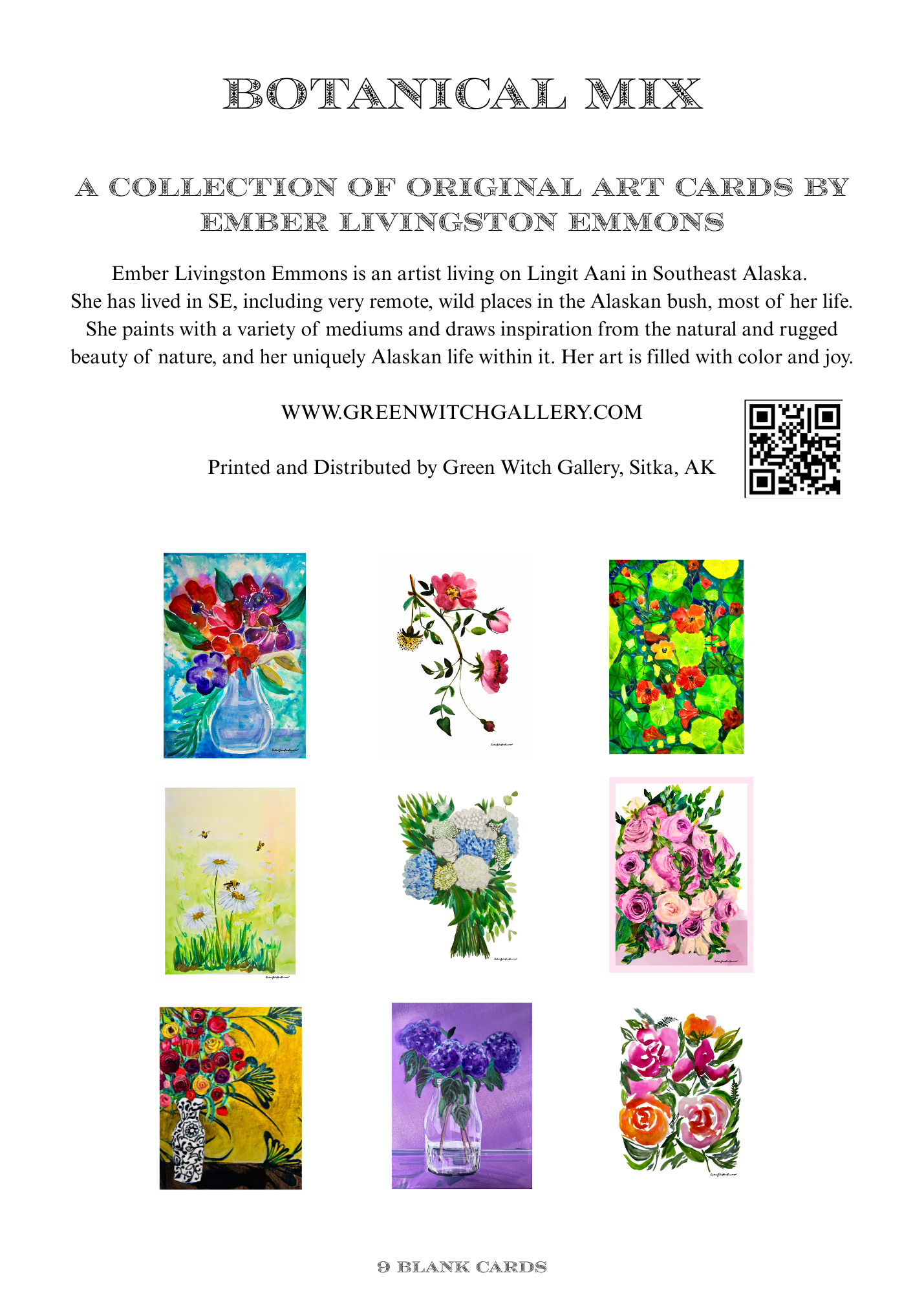 Botanical Mix Card Set.   $27.00