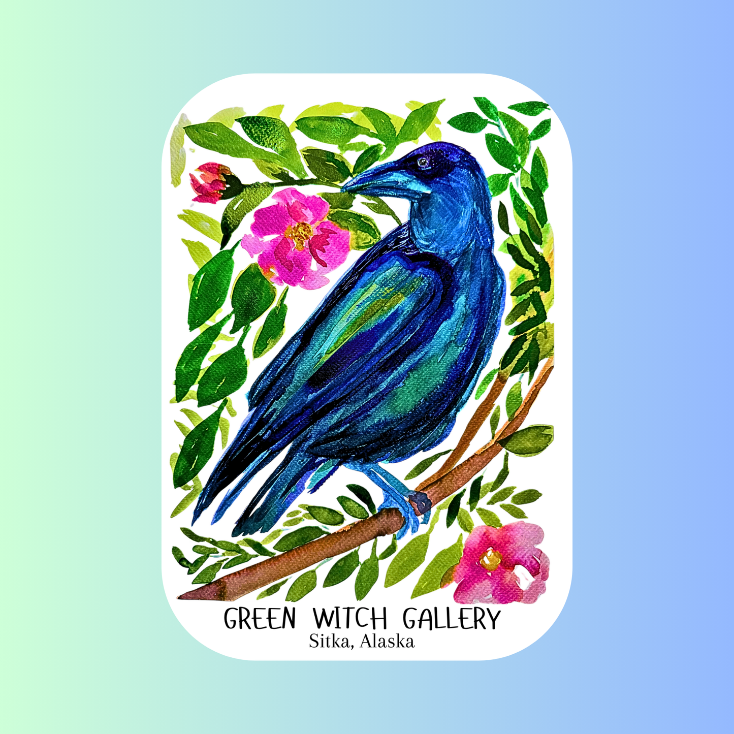 Raven Muse Vinyl Sticker