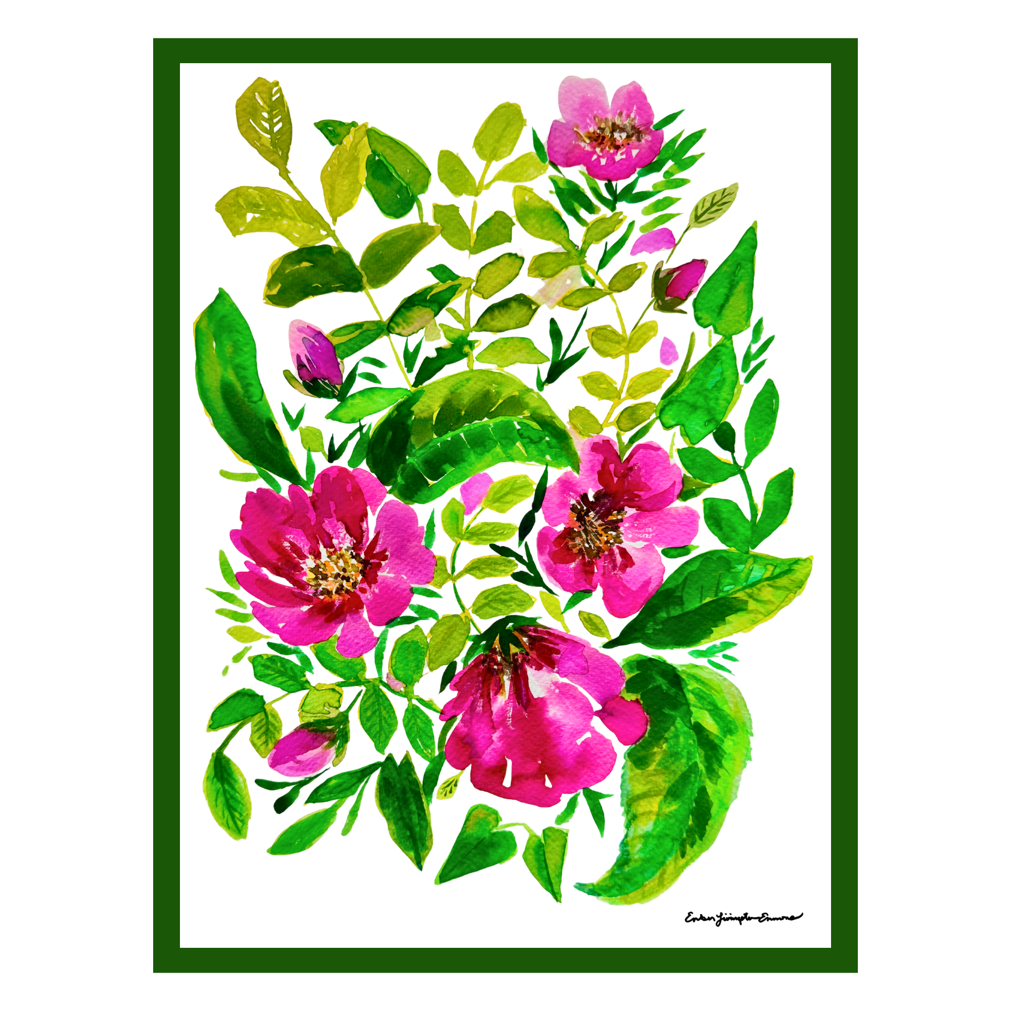Sitka Rose Greeting Card