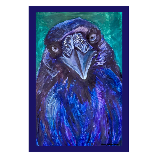 Raven Greeting Card