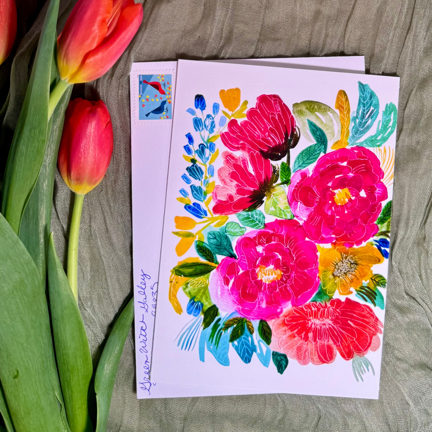 Holding Light Greeting Card