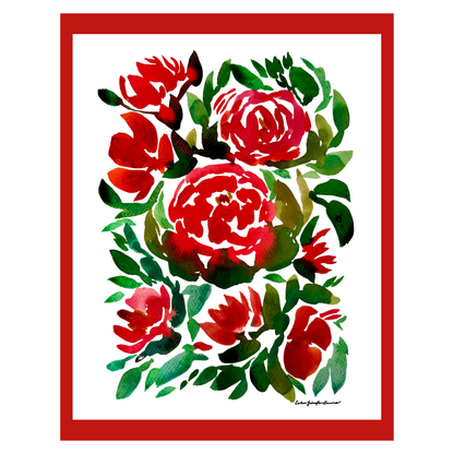 Winter Blooms Greeting Card