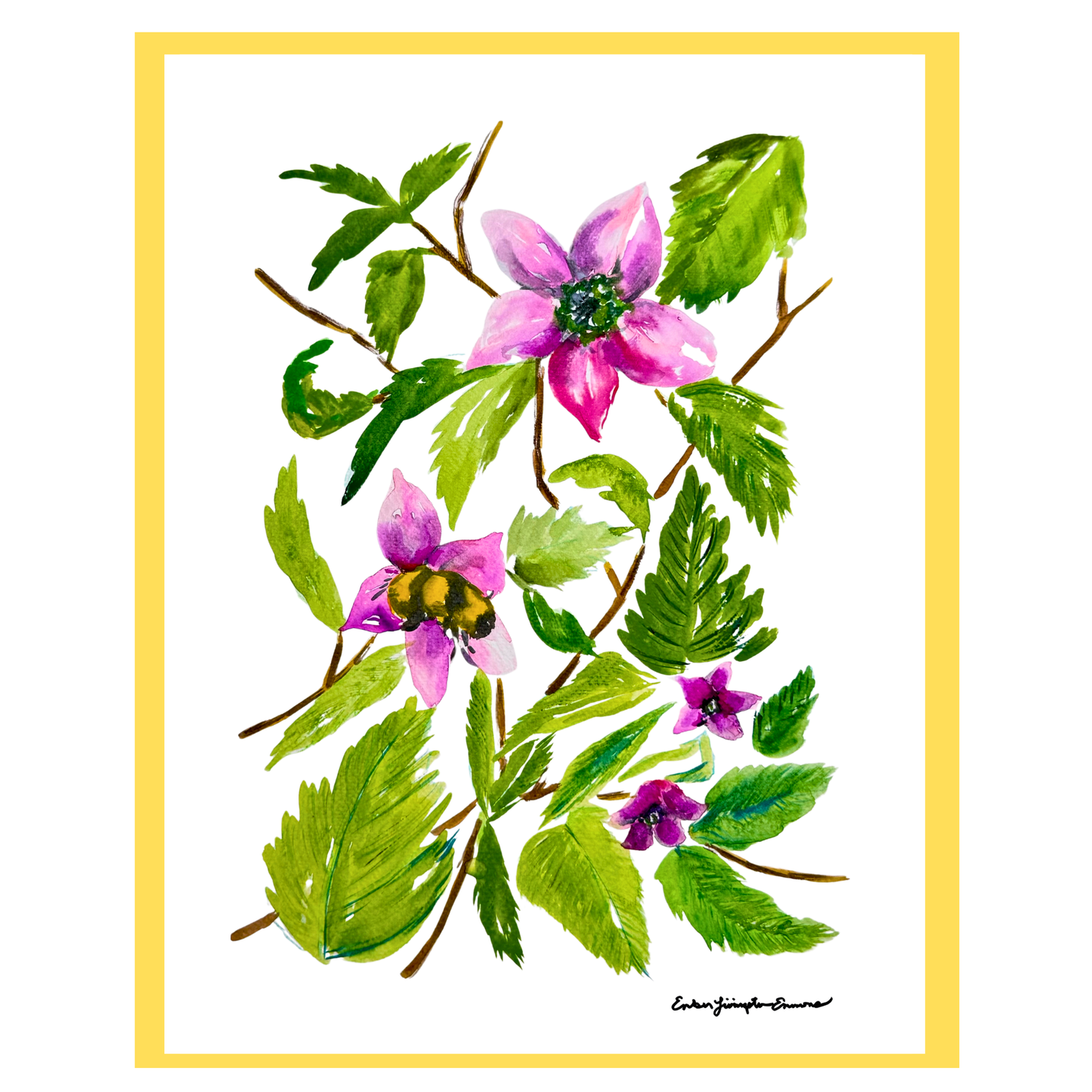 Salmonberry Blossom