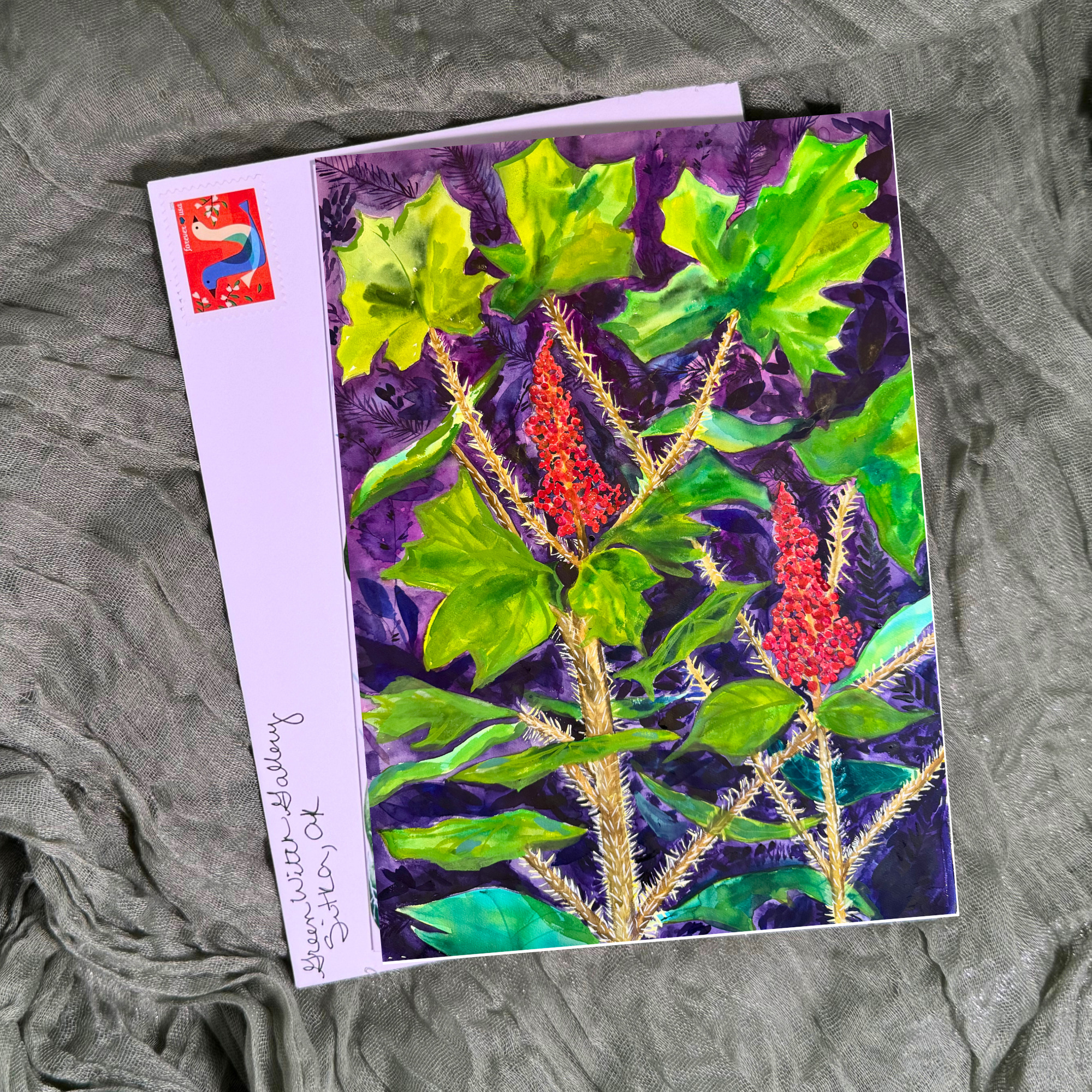 Devil's Club Greeting Card