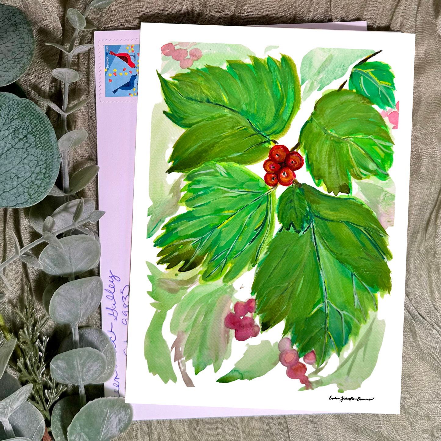 Wild Currant Greeting Card