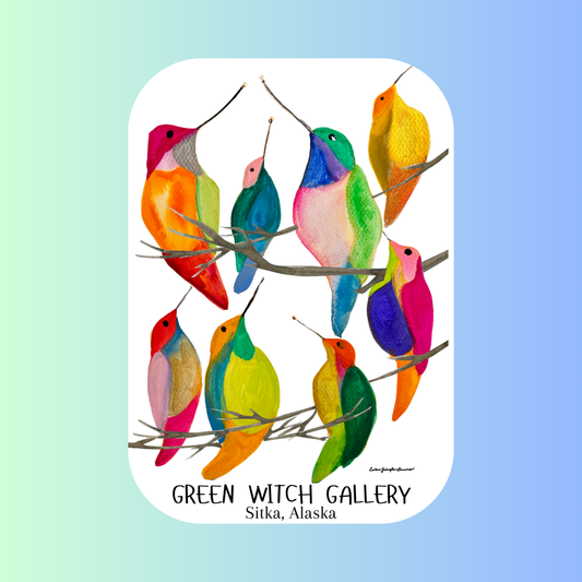 A Little Bird Said Vinyl Sticker