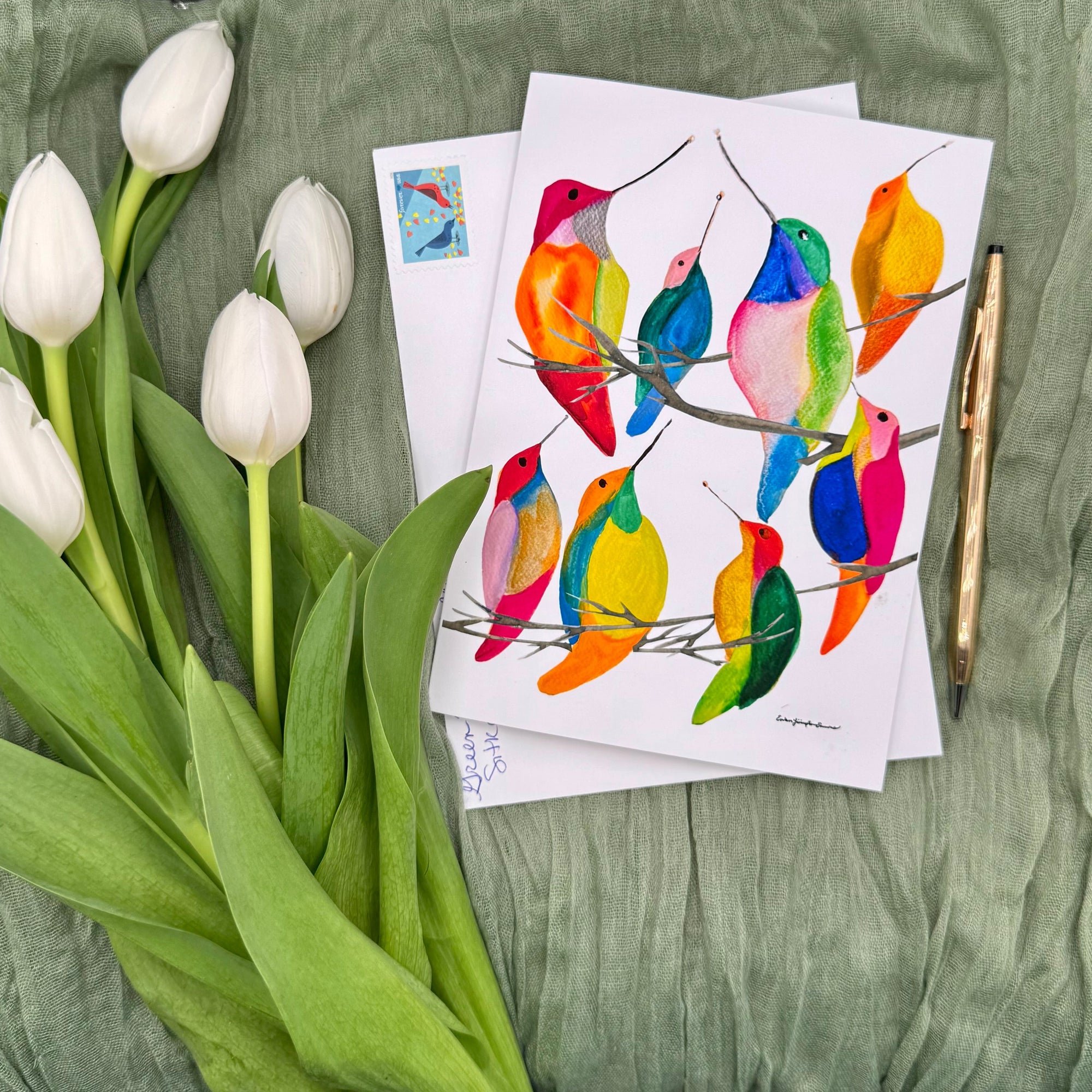 A Little Bird Said Greeting Card