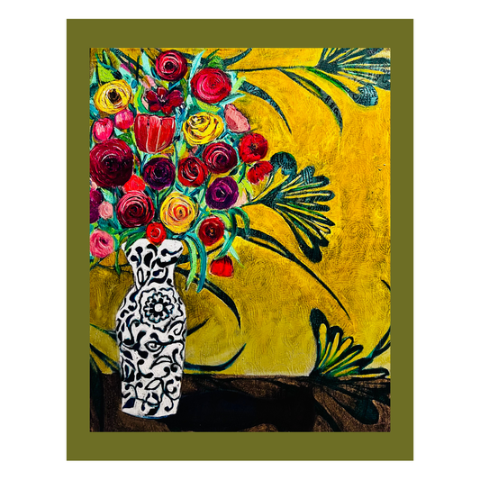 Ranunculus, Lily, Poppy and Rose