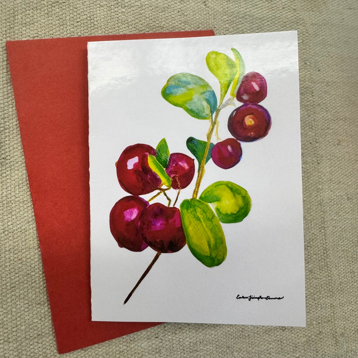 Low Bush Cranberry Mini Card