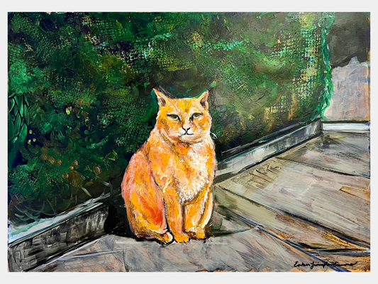 A Street Cat Named Desire, Original Painting