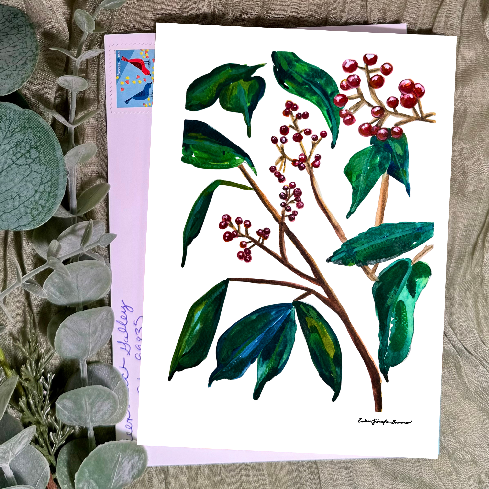 Elderberry Greeting Card